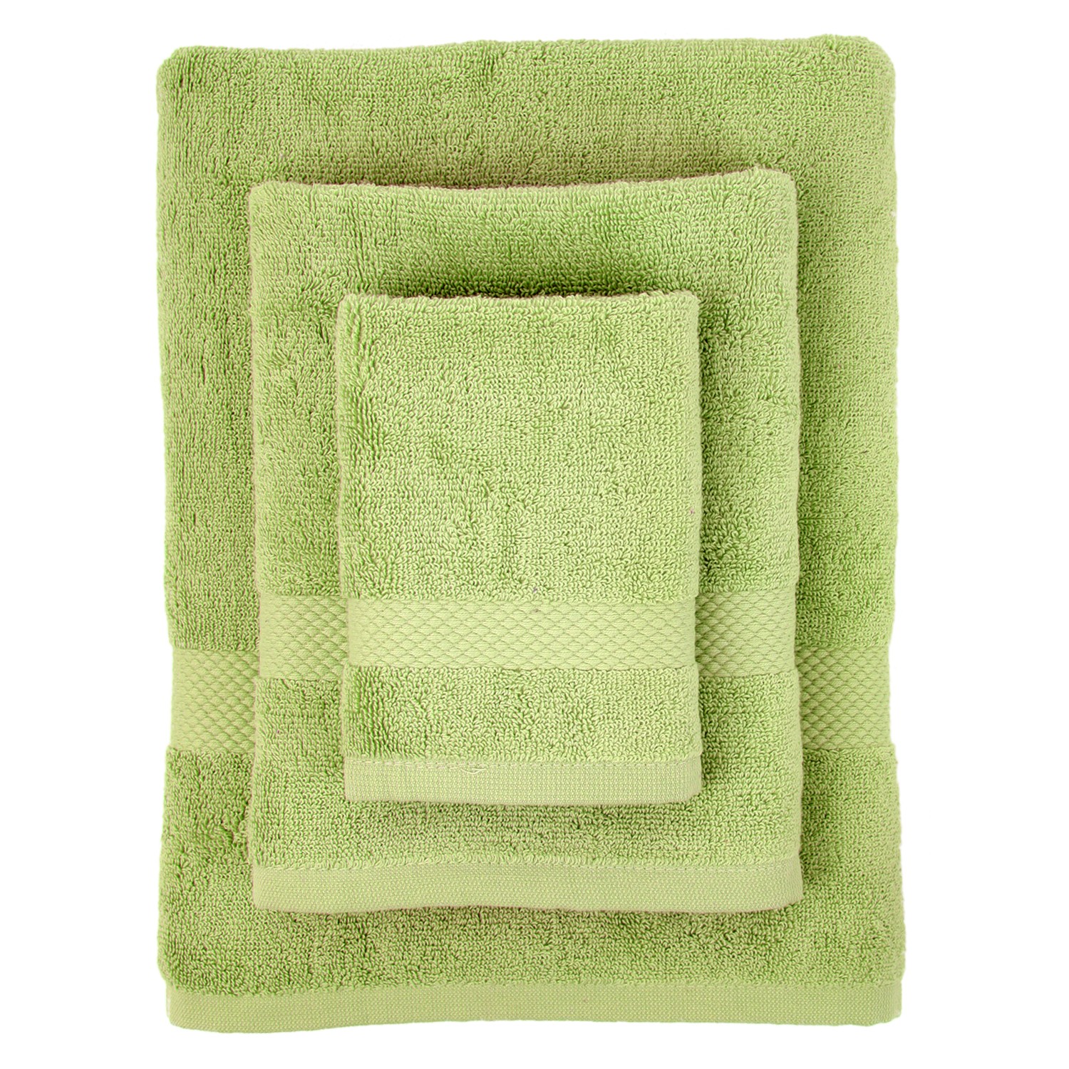 ORGANIC COTTON TOWEL SET-Light Green 