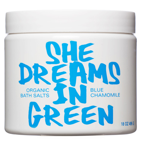 She Dreams in Green Bath Salts - Blue Chamomile