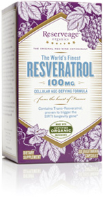 Reserveage Resveratrol 100mg