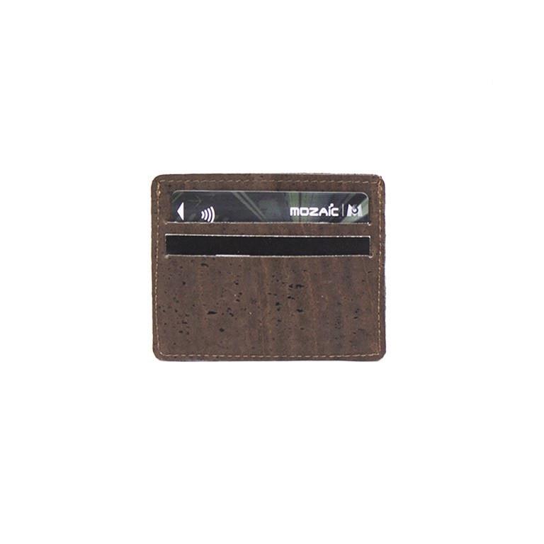 RokCork - Ruben Cork Business Card Holder Brown