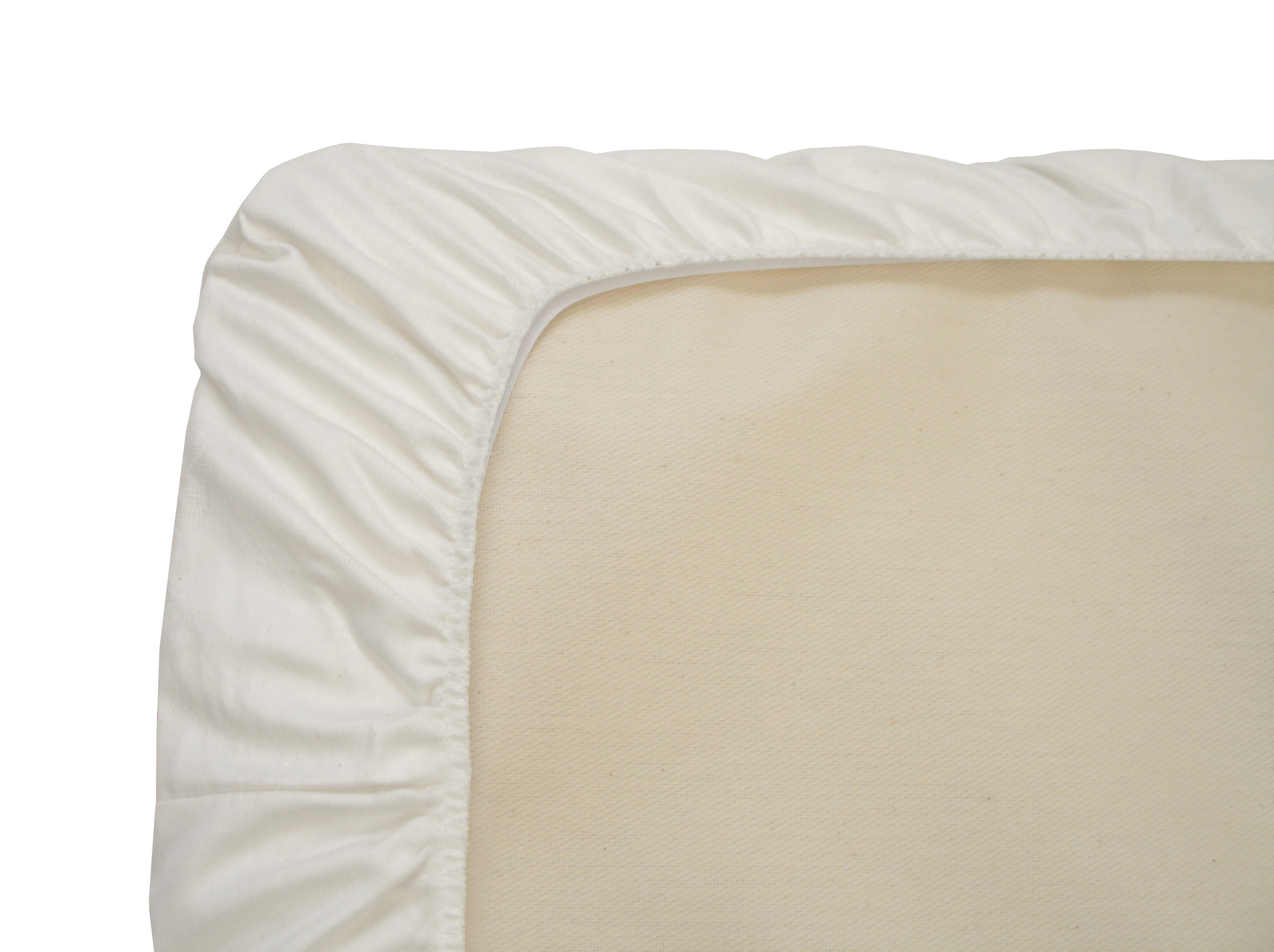 Crib Sheet- White Sateen (Single)