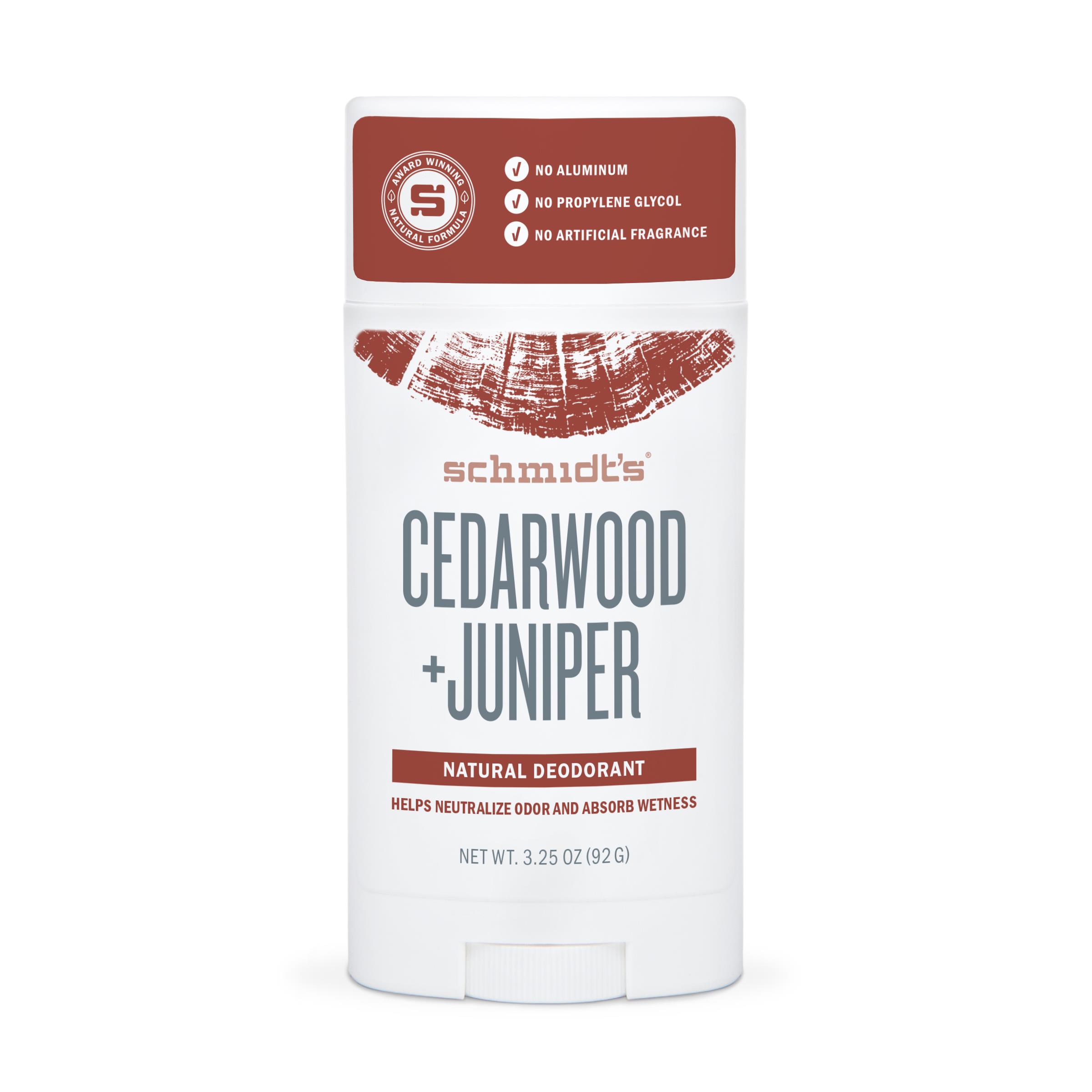 Schmidt's- Cedarwood + Juniper Stick