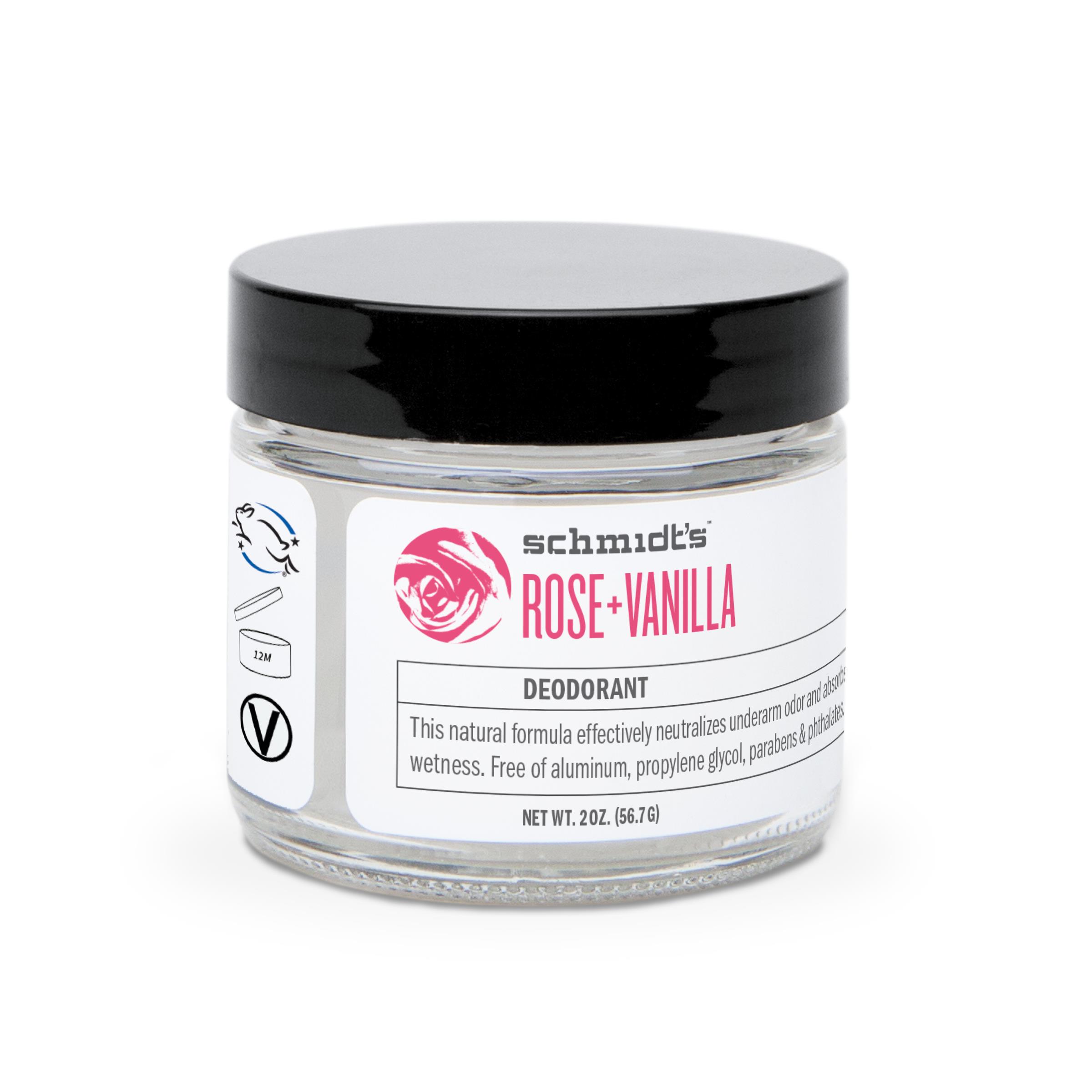 Schmidt's- Rose + Vanilla Jar