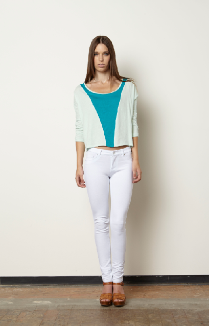 Jacinta Drip Top-Mint/Turquoise 