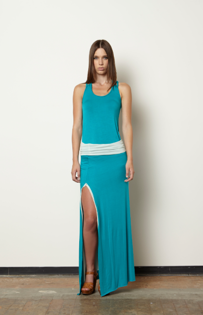 Mshai Reversible Skirt- Mint/Turquoise