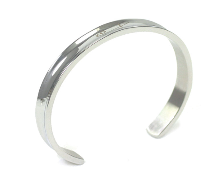 Polished Grooved Cuff (SS)