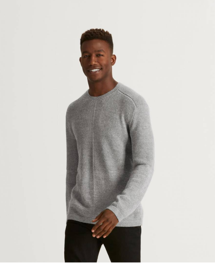 Andiamo Alpaca Crew Neck Sweater - Shady Heather