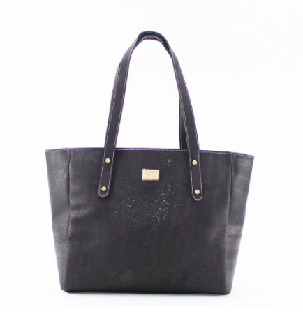 RokCork - Carminda Cork Handbag Black 