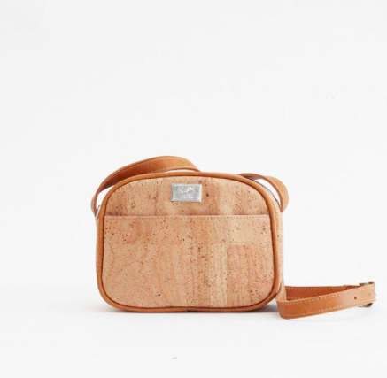 RokCork - Steffy Cork Leather Crossbody Natural