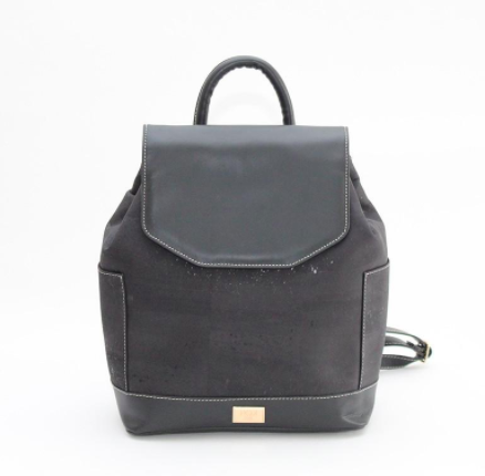 RokCork - Jillian Cork Backpack Black Luxe