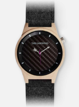 The Garwood - 360 Wood Watch with Genuine Leather/Felt Band 