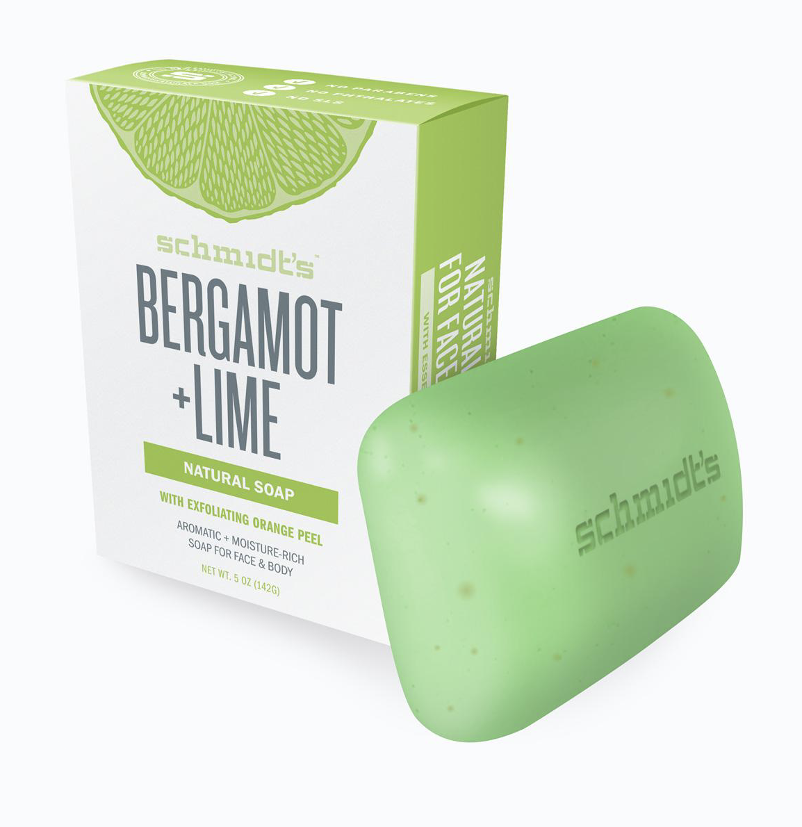 Bar Soap Bergamot + Lime With Exfoliating Orange Peel (6 Pack)