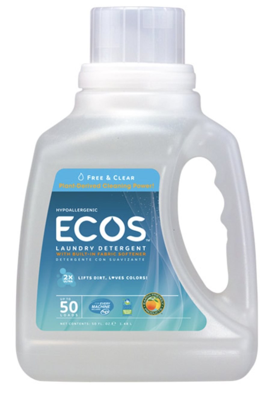 ECOS™ Hypoallergenic Laundry Detergent, Free & Clean