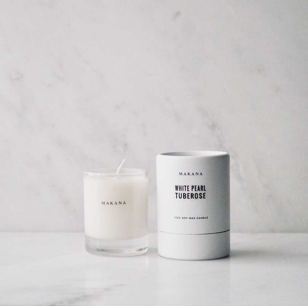 White Pearl Tuberose - Petite Candle