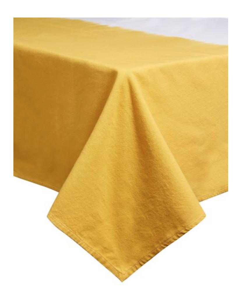 Dip Dye Tablecloth - Yellow