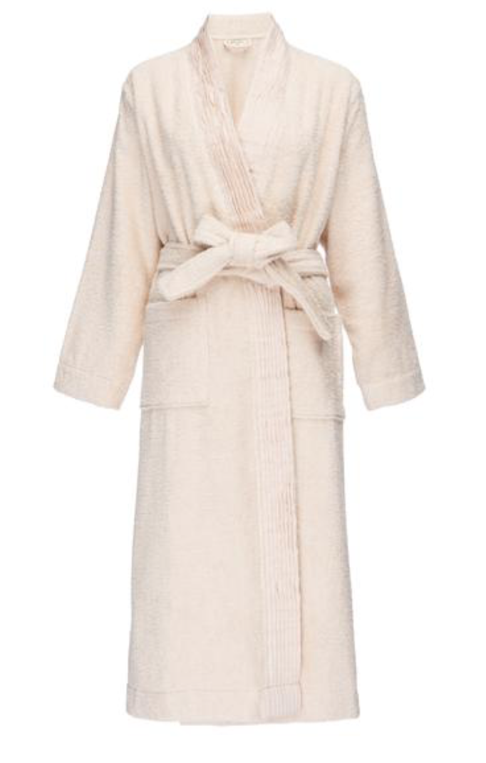 Pleated Robe - Blush