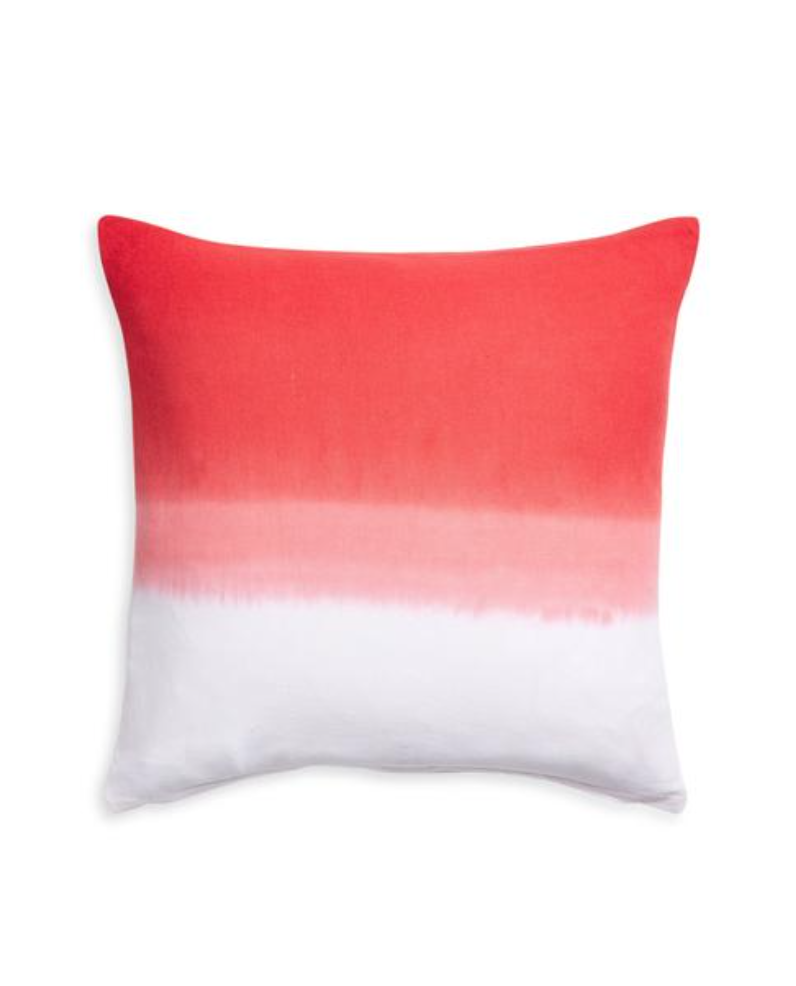 Dip Dye Decorative Pillow Cover - Red