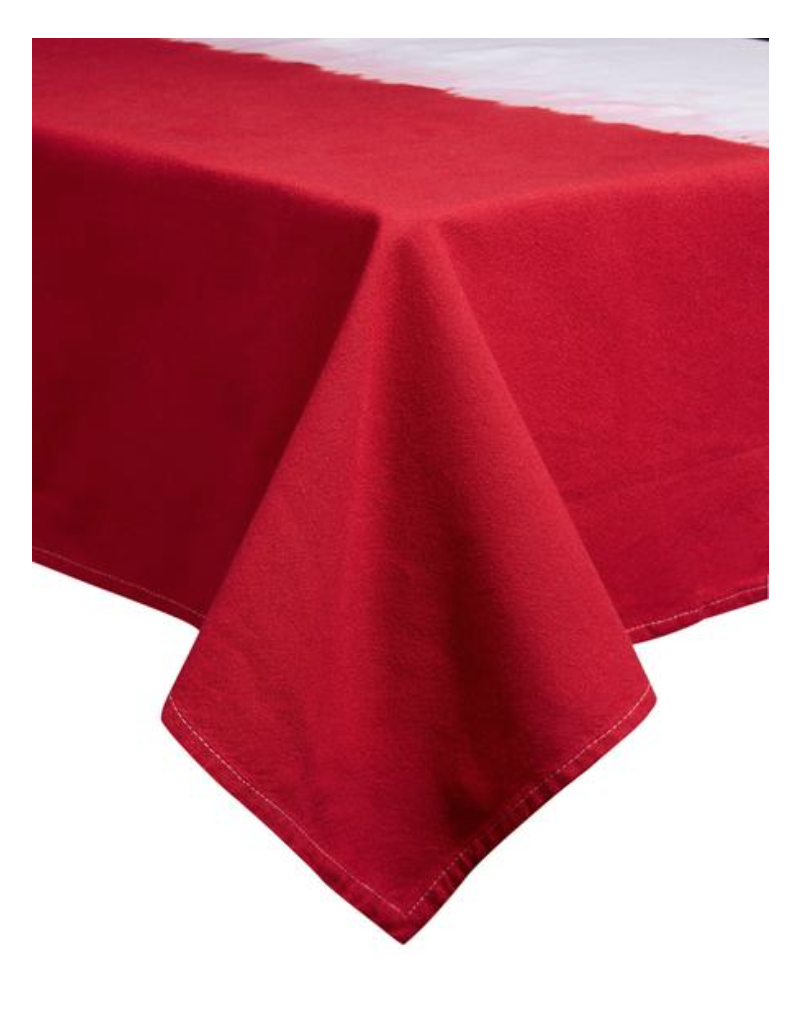 Dip Dye Tablecloth - Red