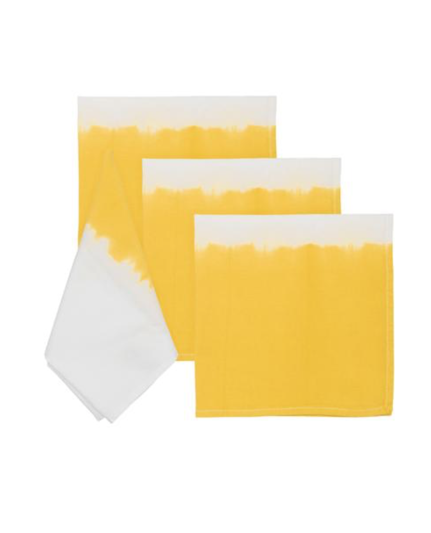 Dip Dye Napkin - Yellow