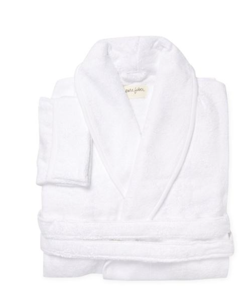 Kensington Terry Robe - White