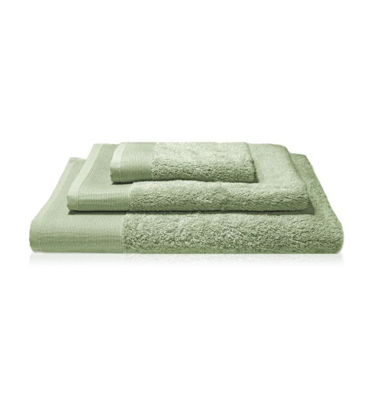 Bamboo Viscose Towel Set - Sage Green 3 Piece