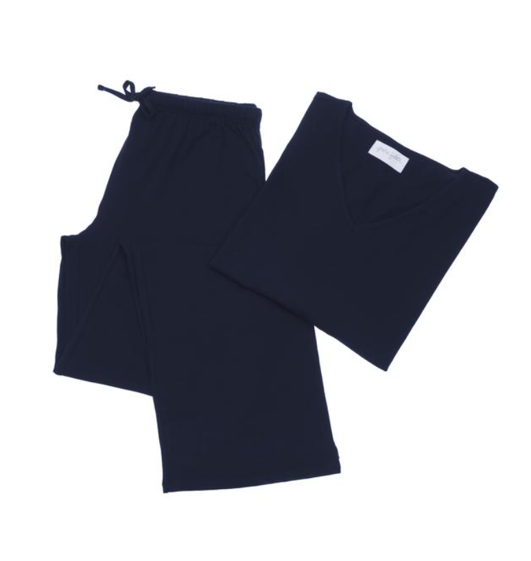 Heather loungewear Set - Navy