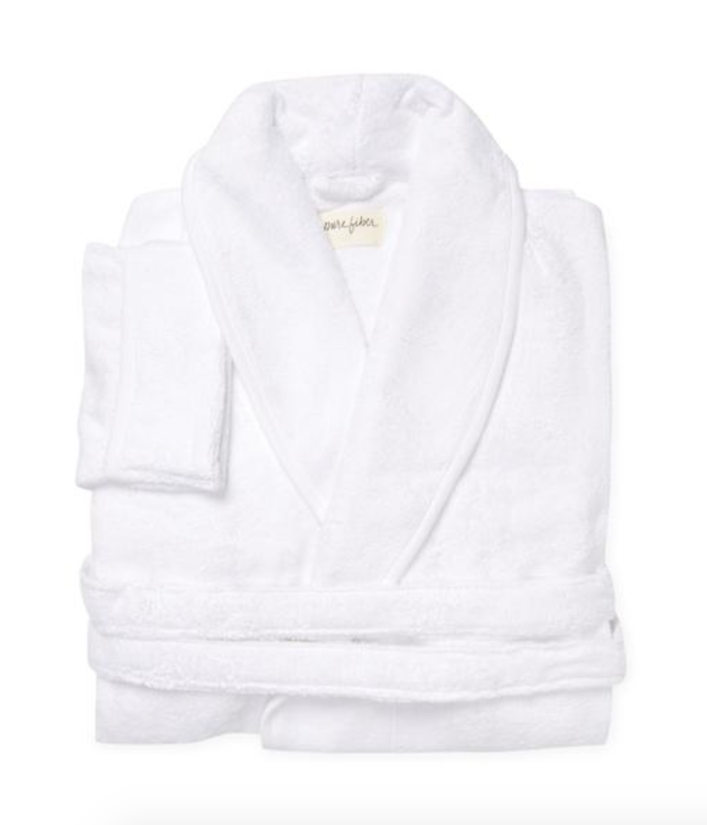 Kensington Terry Robe Mens - White