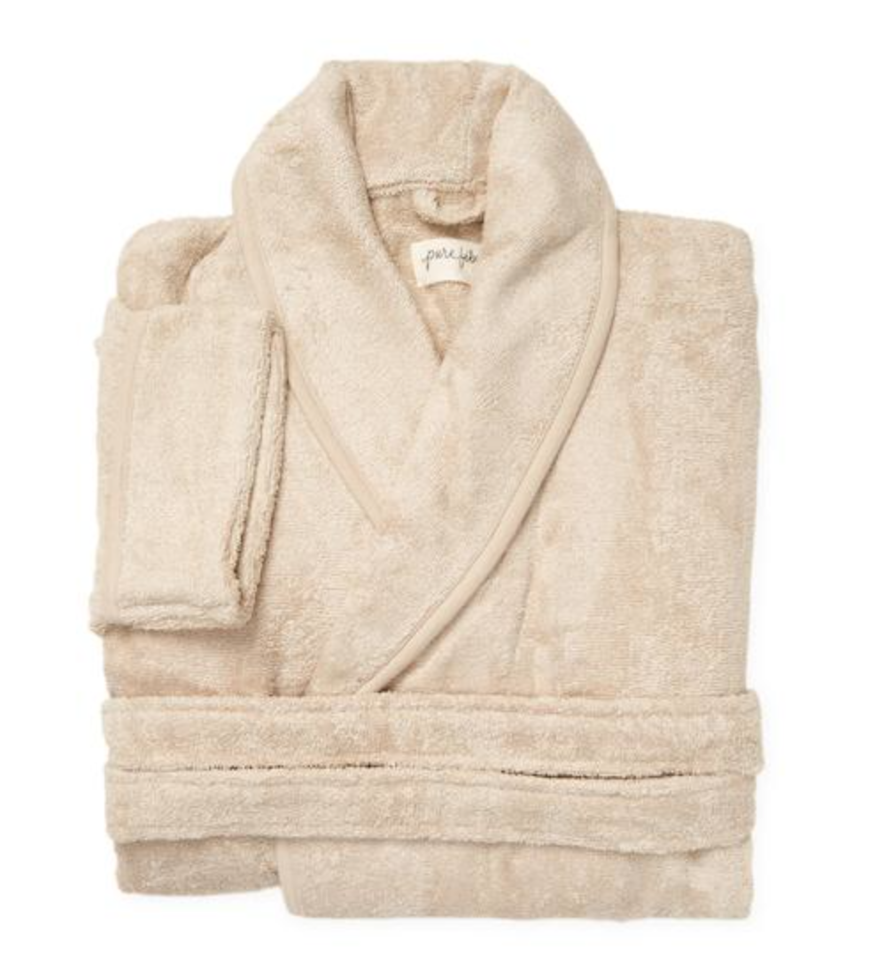 Kensington Terry Robe - Khaki