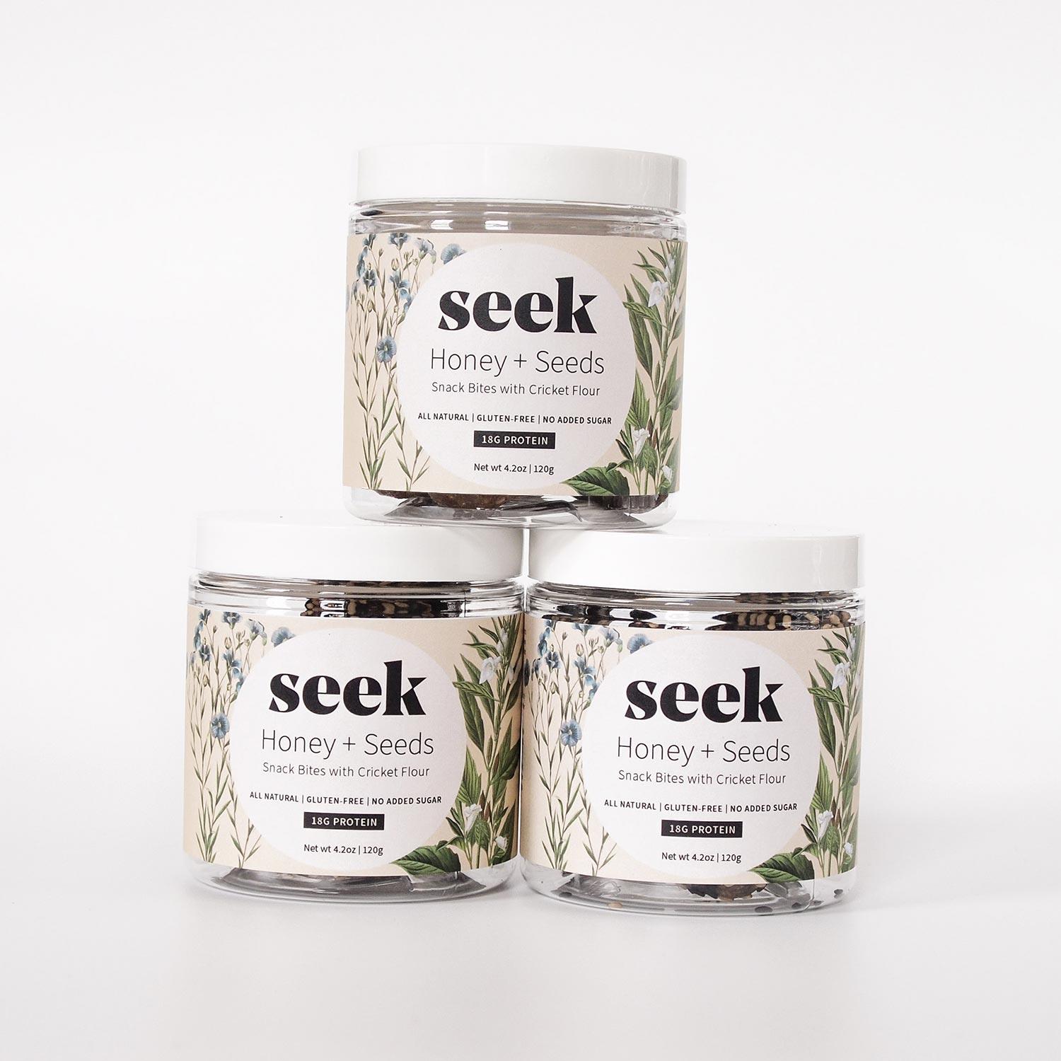 Seek Food - Honey + Seed Snack Bites