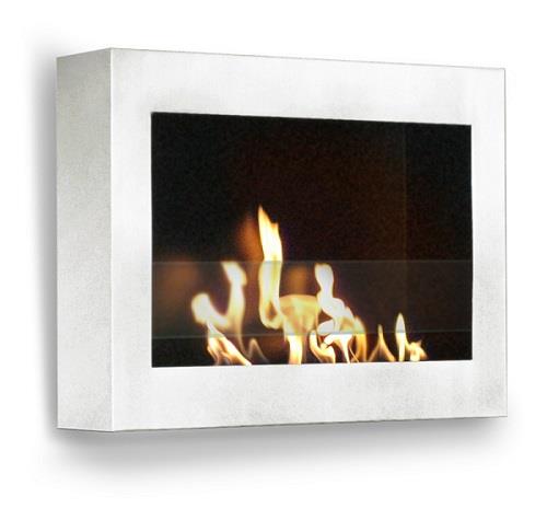 SoHo Indoor Fireplace (High Gloss White)