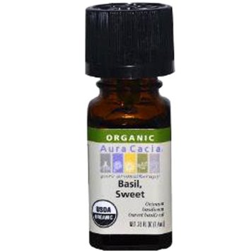 Aura Cacia - Organic Sweet Basil Essential Oil (3-Pack)