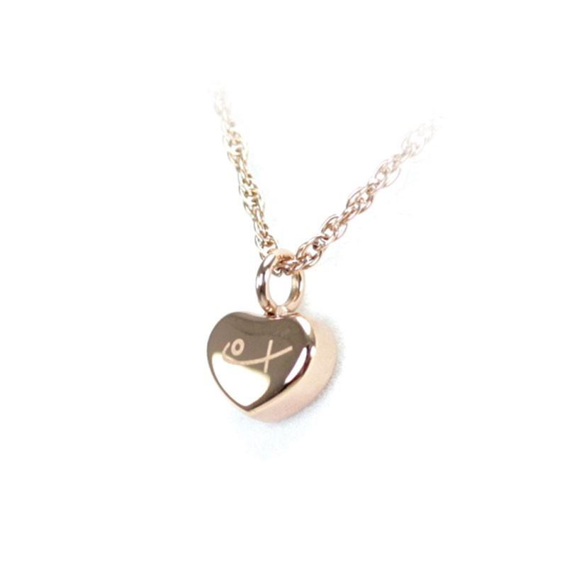 Tiny Heart Pendant - Rose Gold (SS)