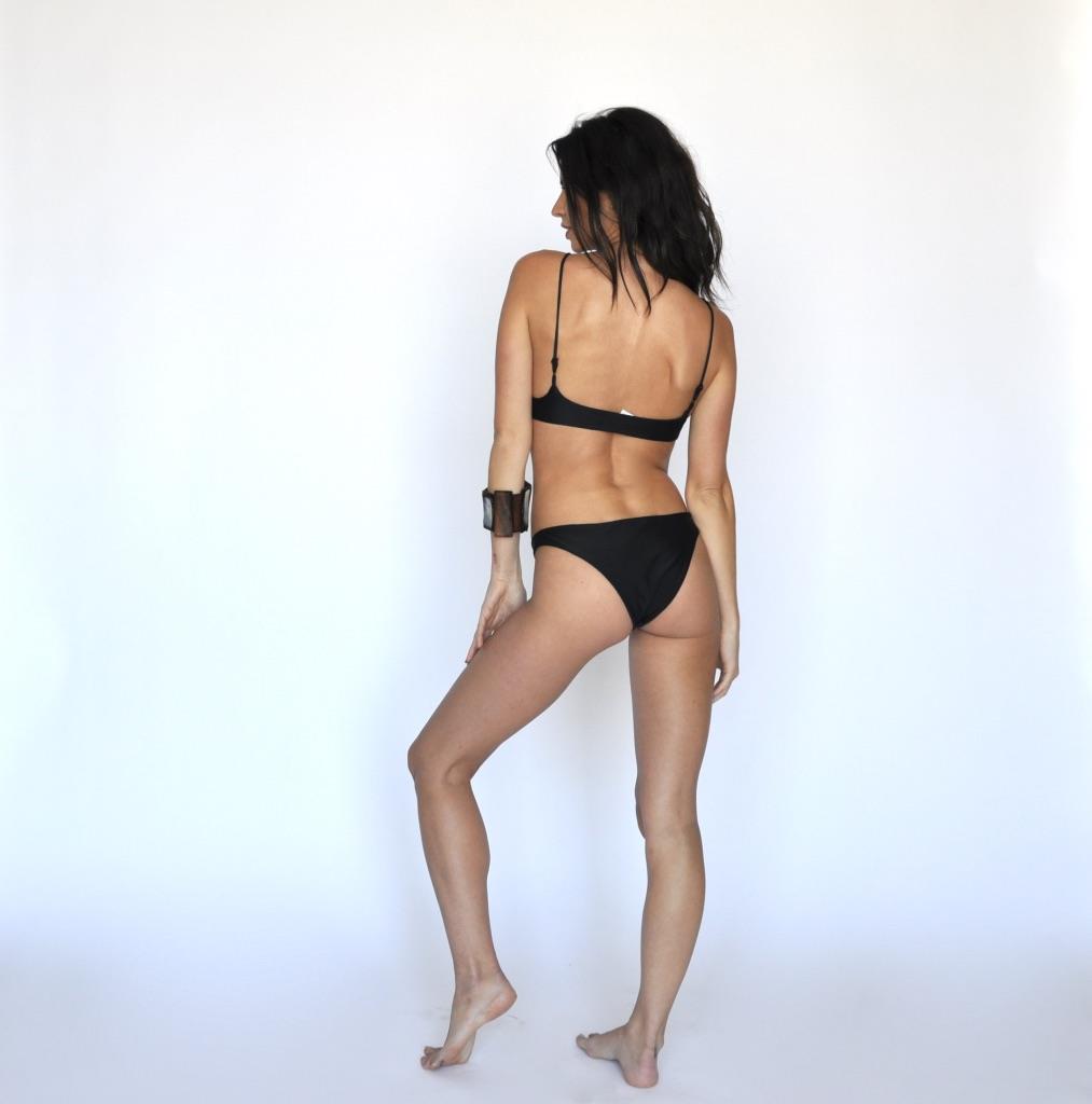 Sage Larock Cannes Bikini Bottom in Black