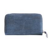 RokCork-  Continental Zip Around Wallet Blue