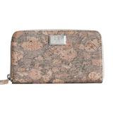 RokCork - Continental Zip Around Wallet Mesh Cork