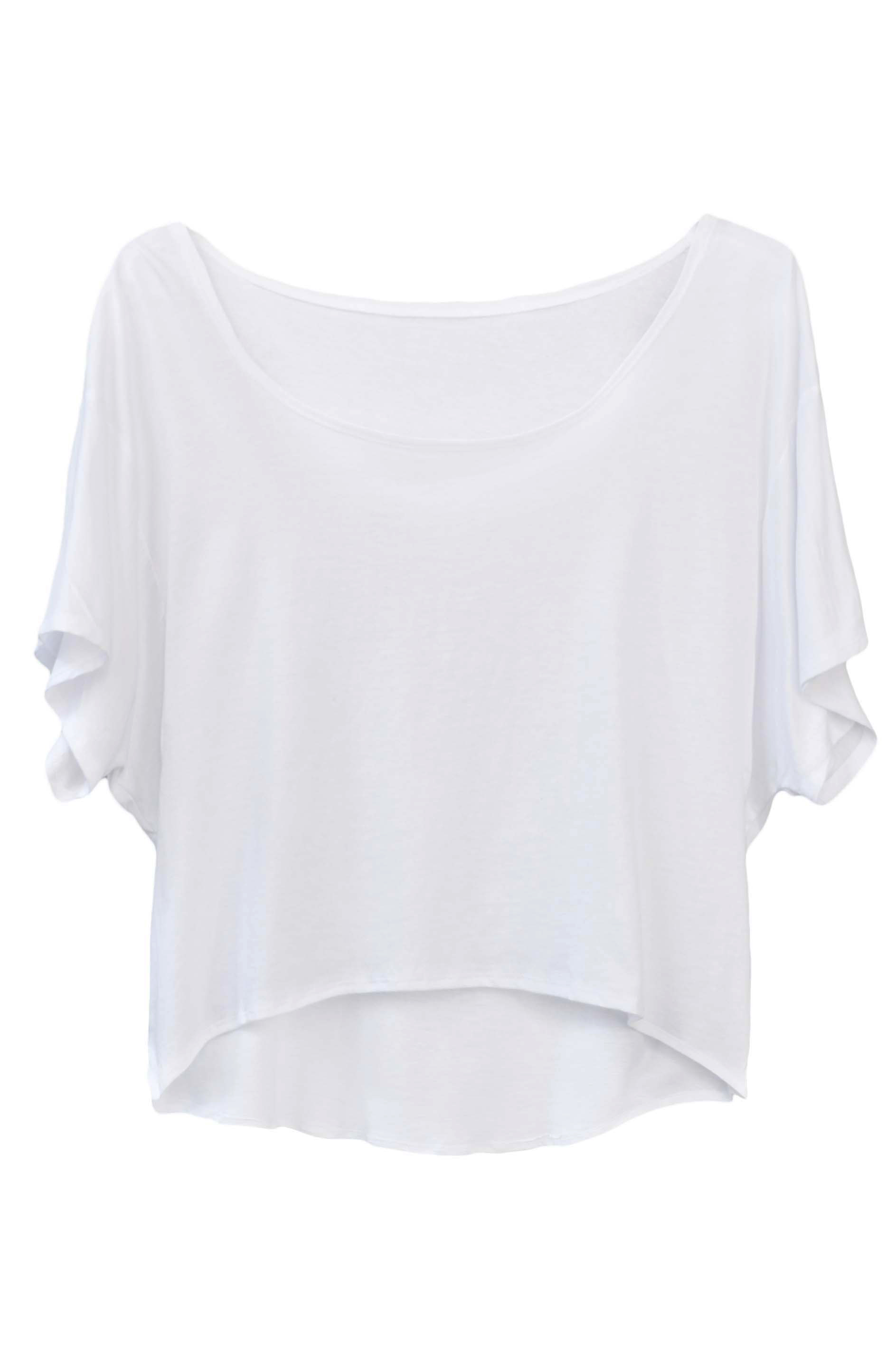 Women's Boxy Tee- White