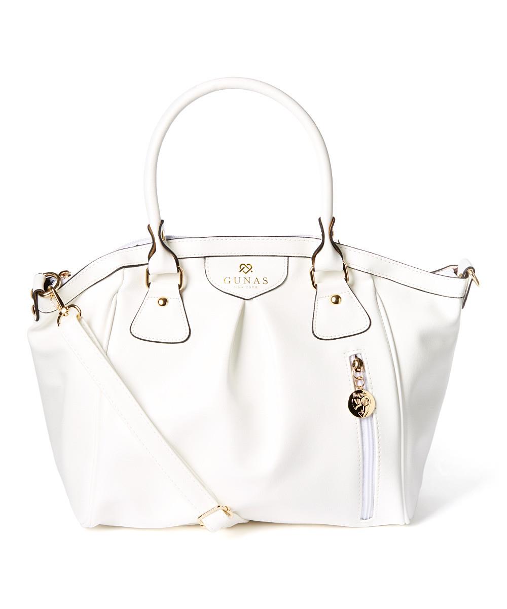 Gunas - White Madison Shoulder Bag